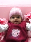 Preview: Bio-Babyhaube aus 100 % Bio-Merinowolle, GOTS-zertifiziert, mulesing-frei